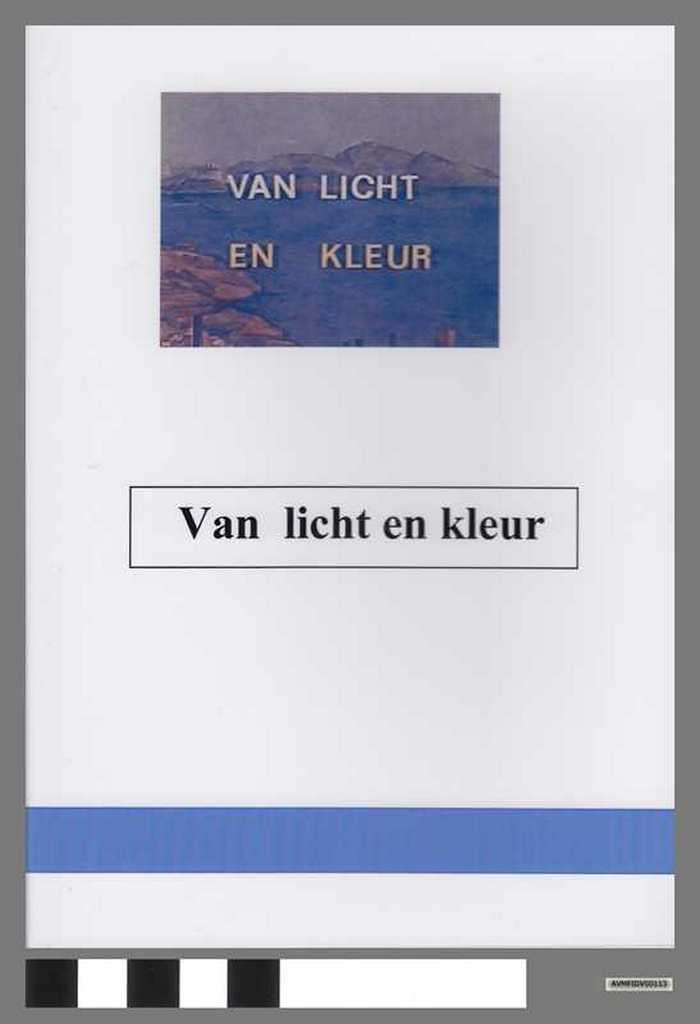 'Van licht en kleur' - L. Henneman - Ned. - 1982