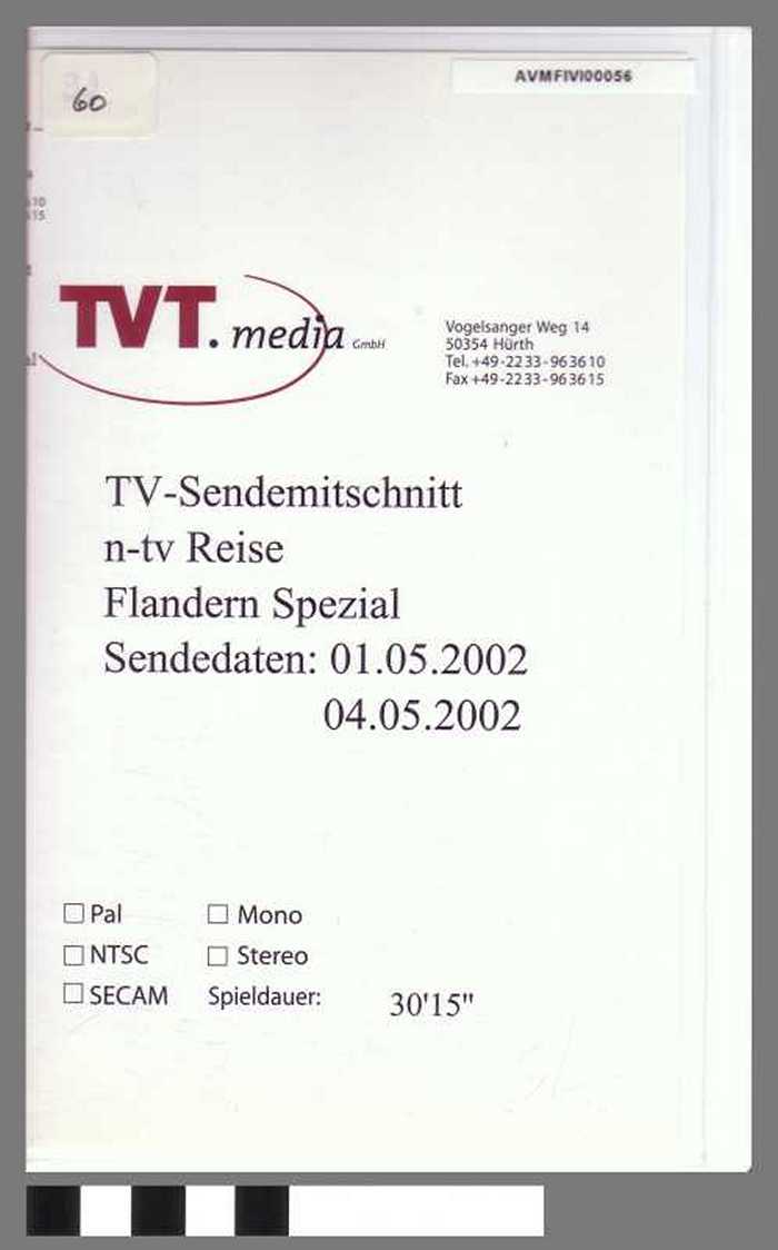 TVT Media: Reise Flandern Special