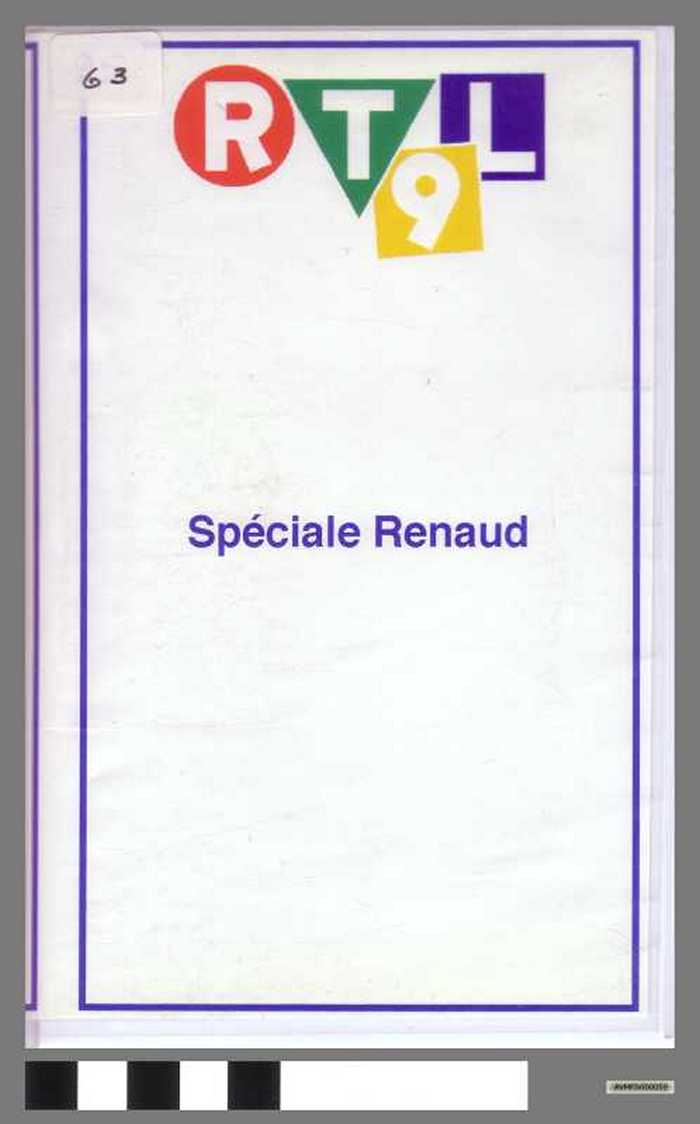 Spéciale Renaud - RTL9