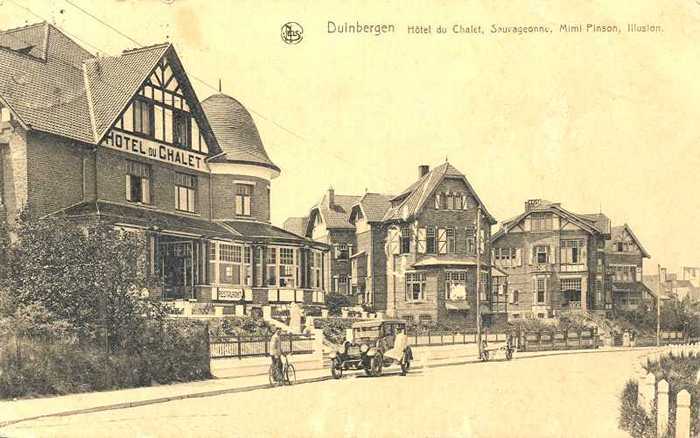 Duinbergen, Hôtel du Chalet, Sauvageonne, Mimi-Pinson, Illusion