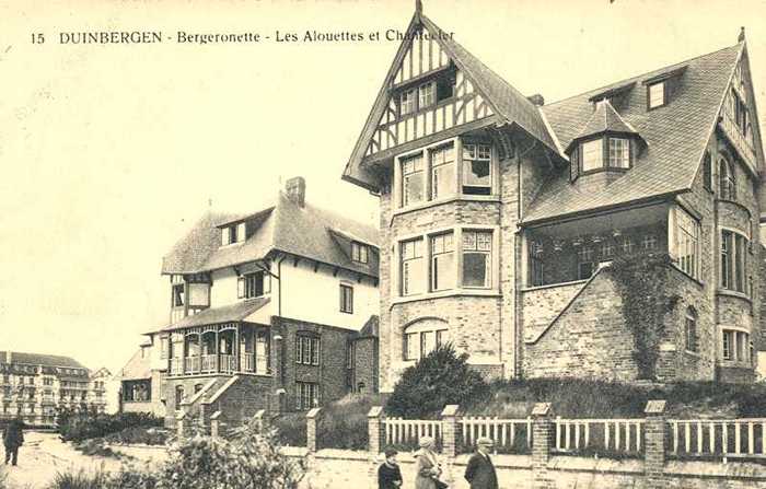 Duinbergen, Bergeronette, Les Alouettes et Chantecler