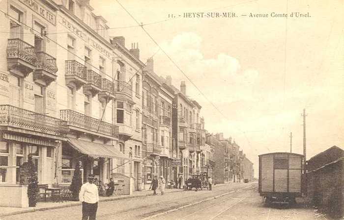 Heyst-sur-Mer - Avenue Comte d'Ursel