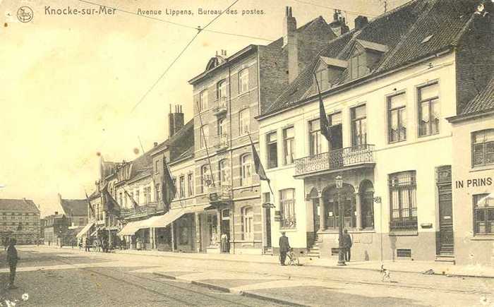 Knocke-sur-Mer - Avenue Lippens, Bureau des postes