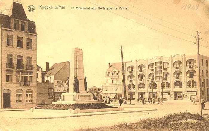 Knocke s/Mer - Le monument aux Morts pour la Patrie