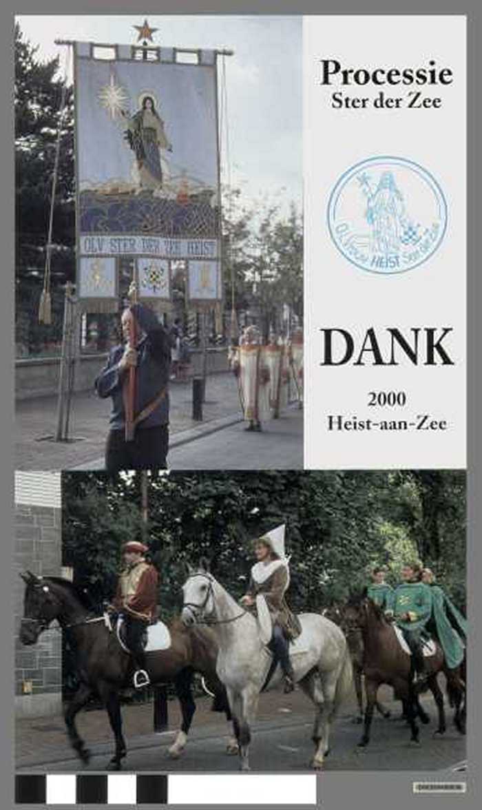 Postkaart: Processie Ster der Zee 2000