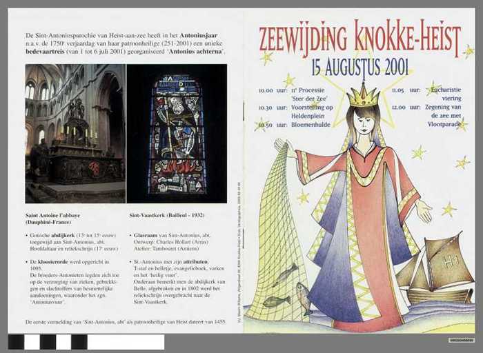 Boekje: Zeewijding Knokke-Heist 2001