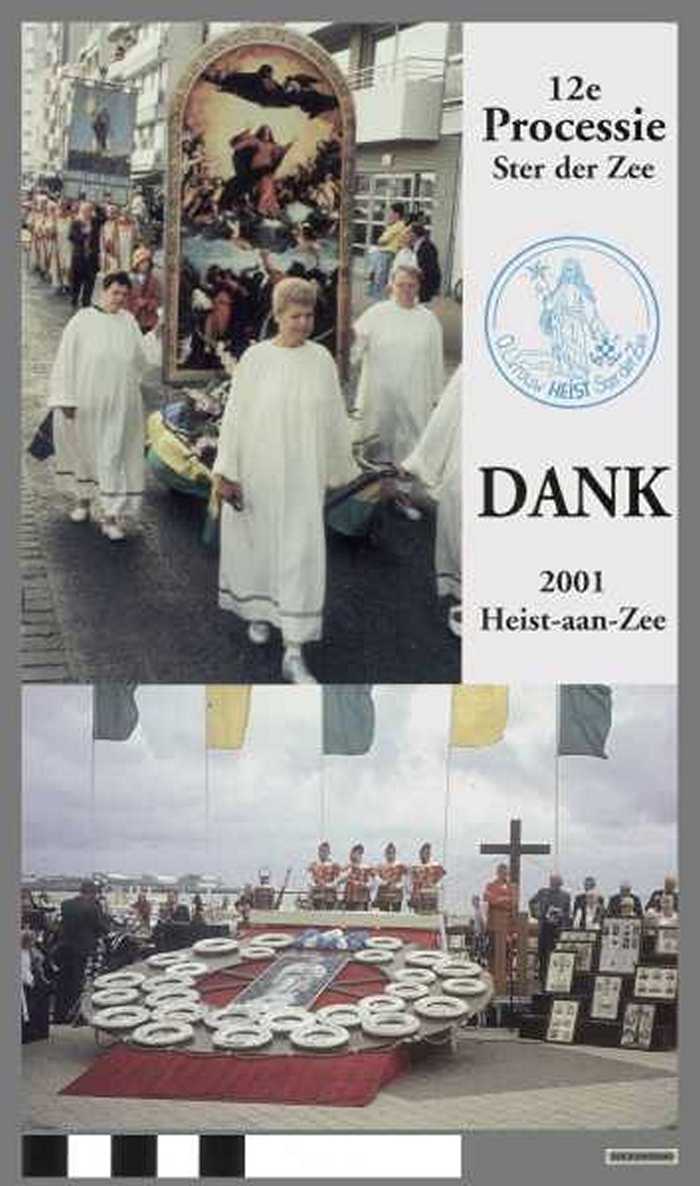 Postkaart: 12e Processie Ster der Zee 2001