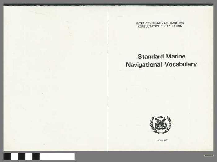 Standard Marine Navigational Vocabulary