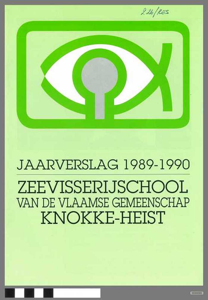 Zeevisserijschool v.d. Vlaamse Gemeenschap - Jaarverslag 1989-1990