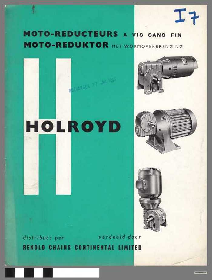 Holroyd, Moto-reduktor met wormoverbrenging