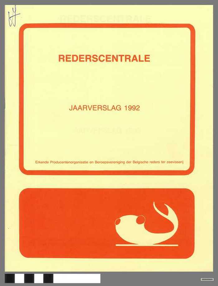 Rederscentrale - Jaarverslag 1992
