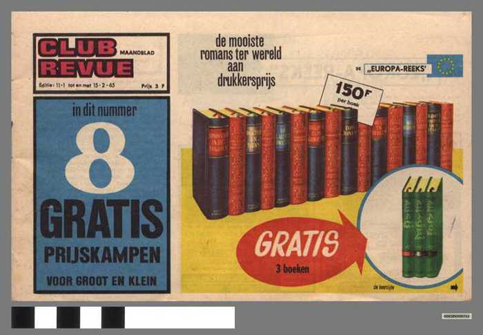 Club Revue - Maandblad - Editie 11-1-1965 tot en met 15-2-1965