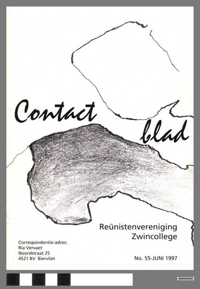Contactblad Reünistenvereniging - Zwincollege N° 55 - Juni 1997