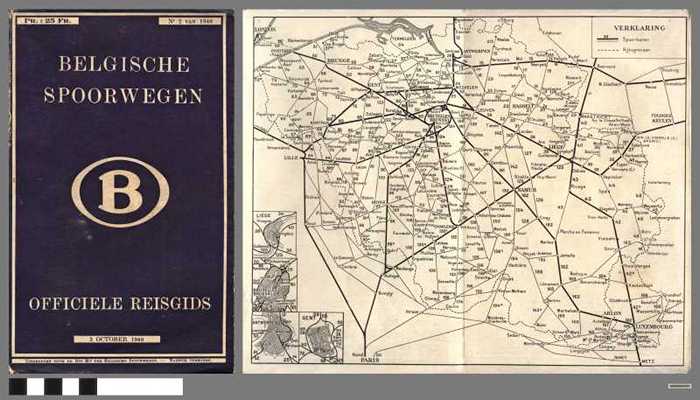 Belgische Spoorwegen - Officiële reisgids 1948