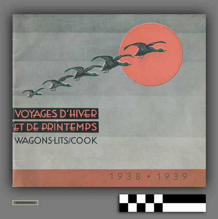 Wagons-lits - Cook - Voyages d'hiver et de printemps 1938/1939