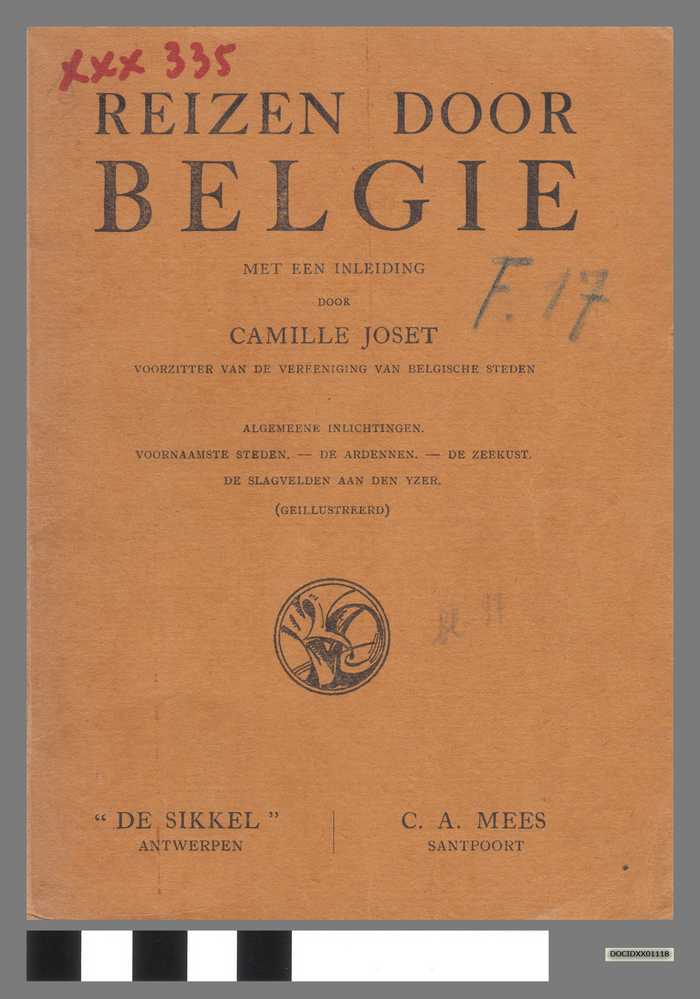Brochure: Reizen door Belgi