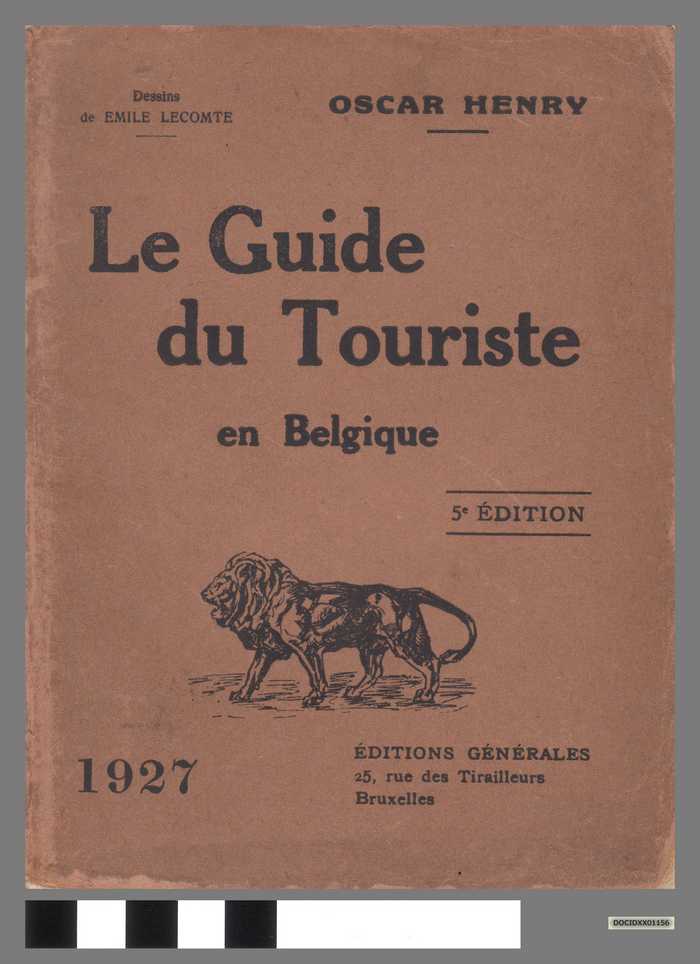 Boek: Le Guide du Touriste en Belgique - 1927