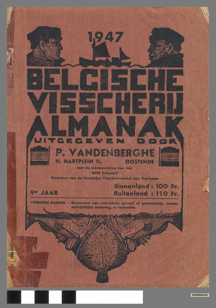 Boek: Belgische Visserij Almanak - 1947