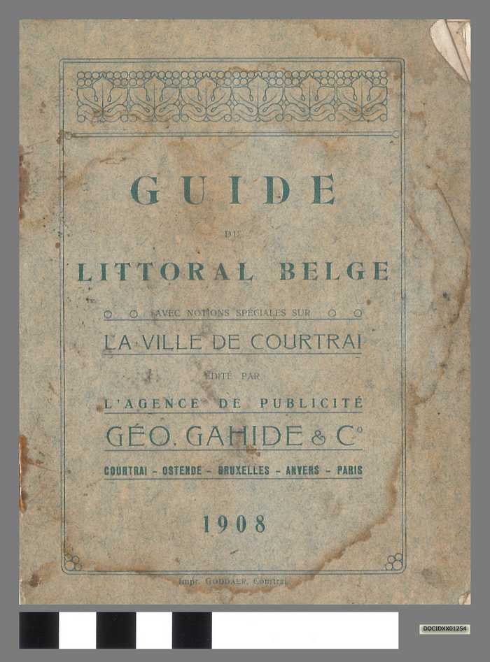 Guide du littoral Belge (kustgids)