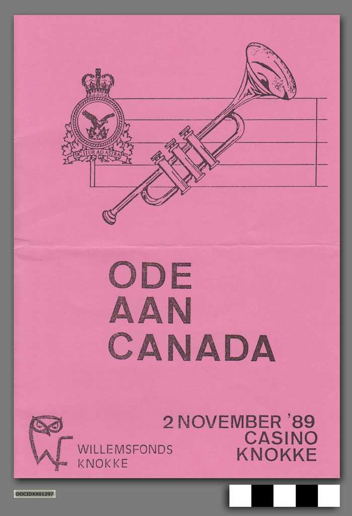 Ode aan Canada - 2 november '89 Casino Knokke