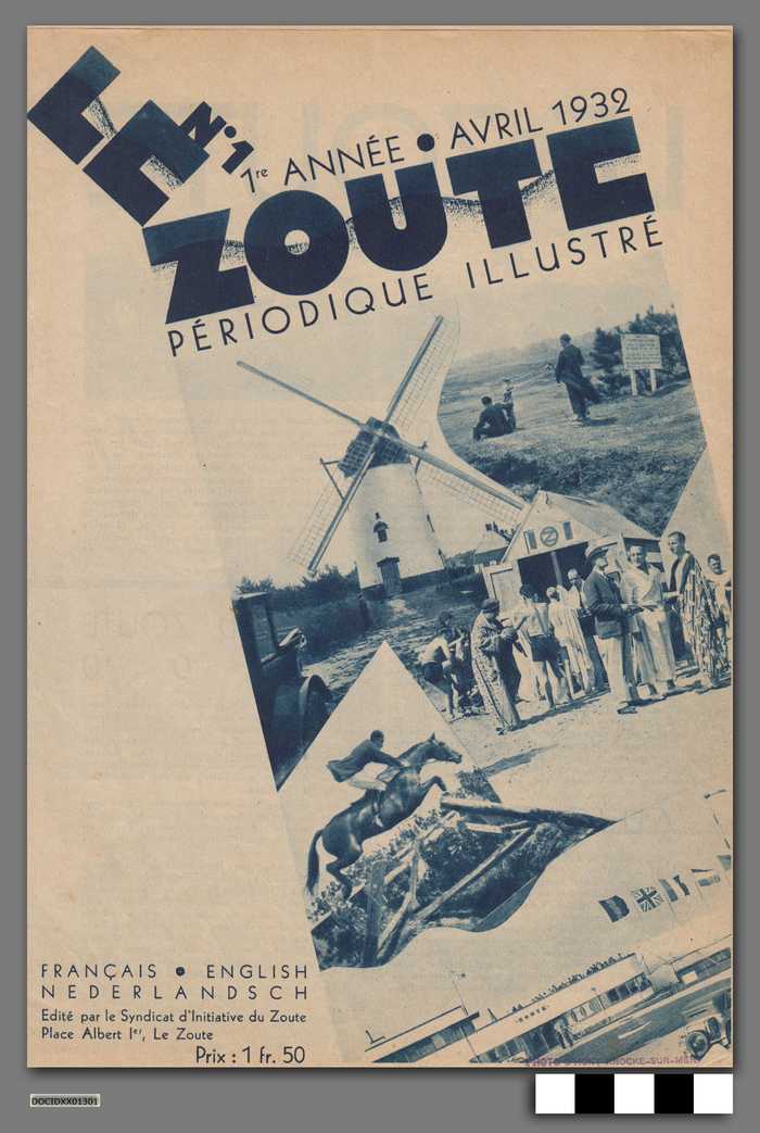 Le Zoute - Périodique illustré - nr. 1 - 1re année - avril 1932