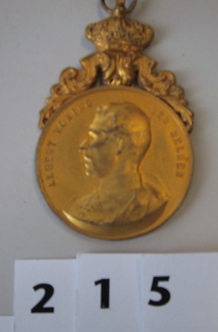 Medaille: Inhuldiging van het vaandel van de Bond der Oud-Soldaten Beernem op 25-06-1911