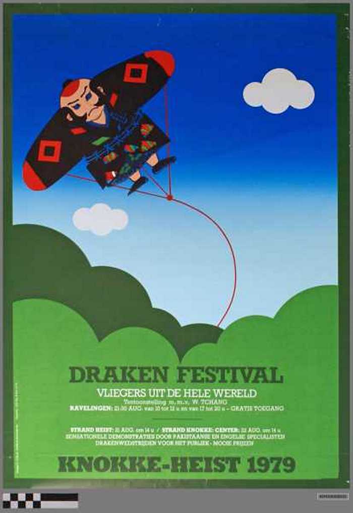 Draken Festival, Knokke-Heist 1979, vliegers uit de hele wereld