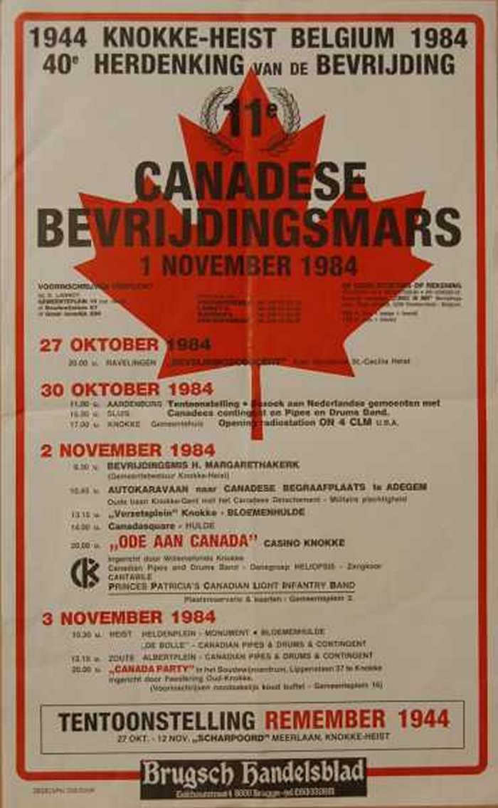 11e Canadese Bevrijdingsmars.