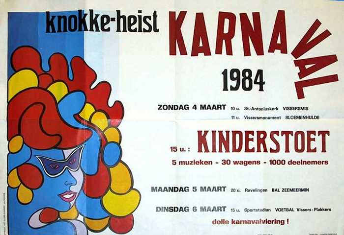 Karnaval 1984 Knokke-Heist Kinderstoet
