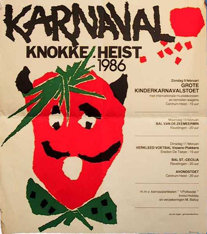 Karnaval Knokke-Heist 1986.