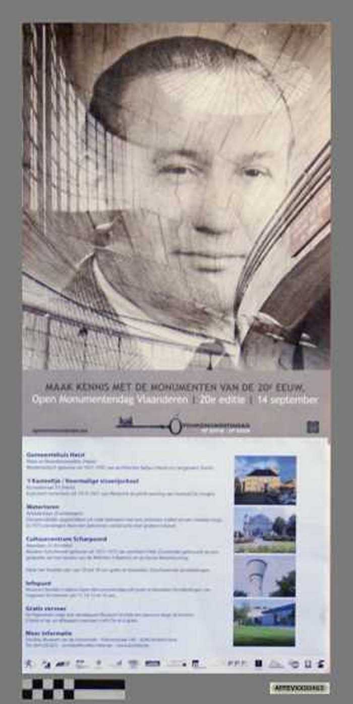 Maak kennis met de monumenten van de 20e eeuw. Open Monumentendag Vlaanderen, 20e editie, 14 september 2008
