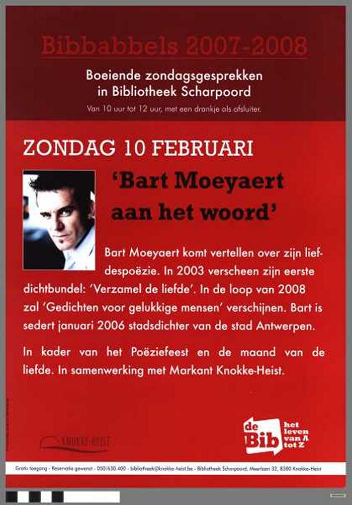 Bibbabbels 2007-2008 Bart Moeyaert.