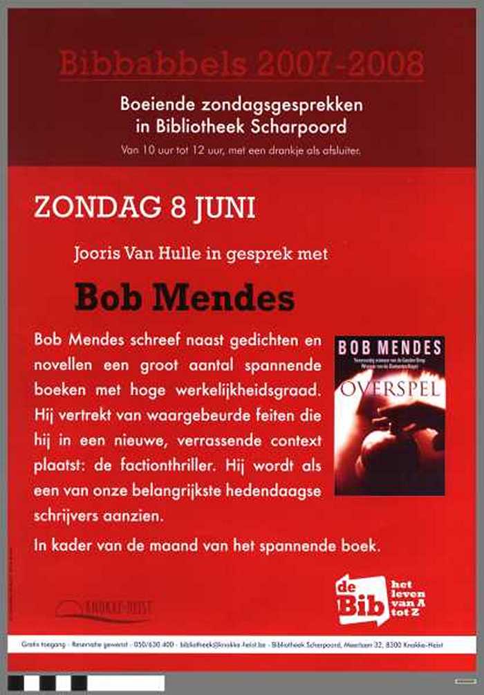 Bibbabbels 2007-2008 Bob Mendes.
