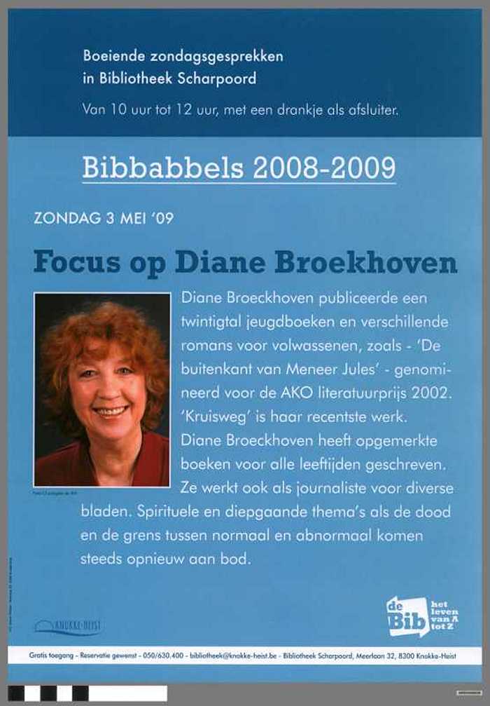Bibbabbels 2008-2009 - Focus op Diane Broekhoven