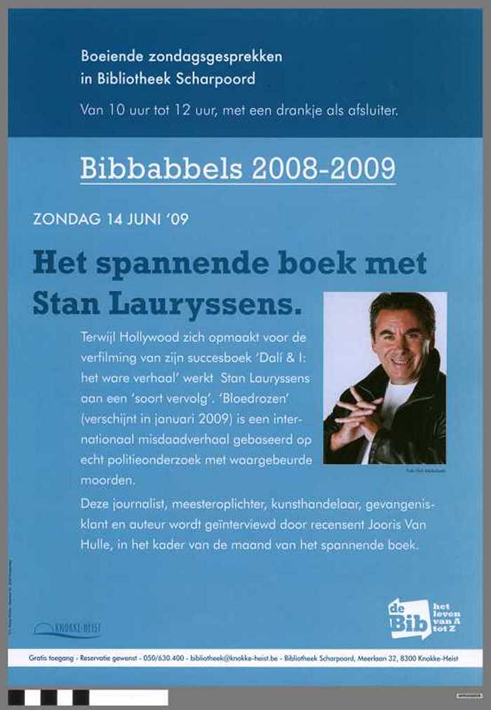 Bibbabbels 2008-2009 - Het spannende boek met Stan Lauryssens