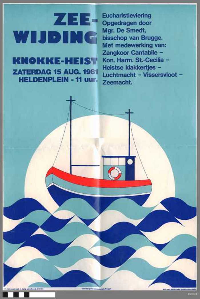 Zeewijding Knokke-Heist 1981