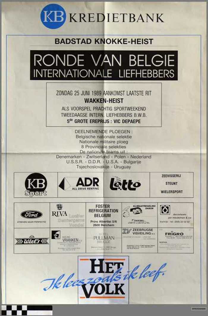 Ronde van België - Internationale Liefhebbers 1989