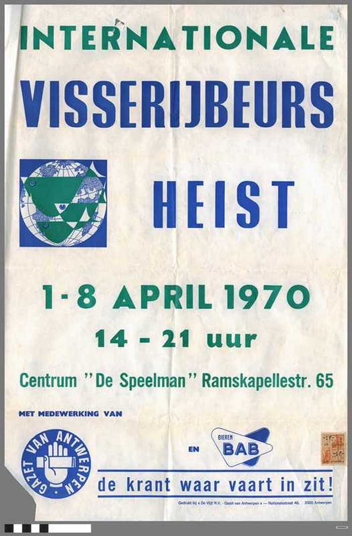 Internationale Visserijbeurs Heist - 1970