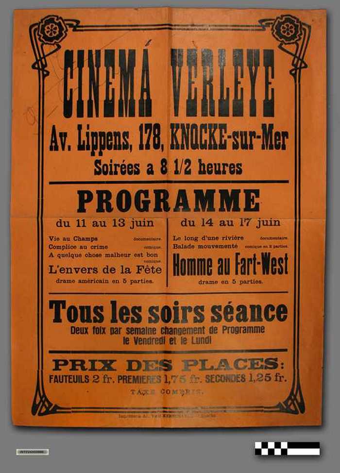 Cinema Verleye - Programme