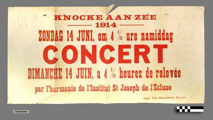 Knocke-aan-Zee - Concert par l'harmonie de l'Institut St. Joseph de l'Ecluse