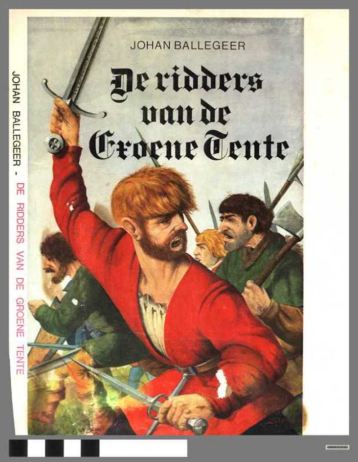 Proefdruk: Cover boek 'De Ridders van de Groene Tente'.