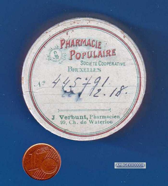 Pharmacie Populaire Société Cooperative Verbunt - Pillendoos