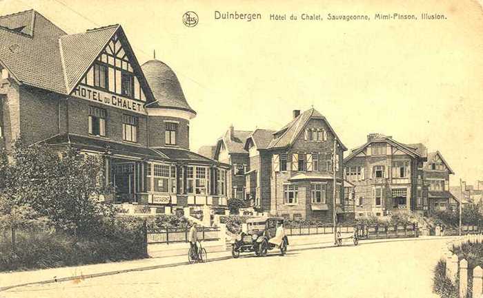 Duinbergen, Hôtel du Chalet, Sauvageonne, Mini-Pinson, Illusion.