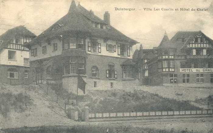 Duinbergen, Villa les Courlis et Hôtel du Chalet