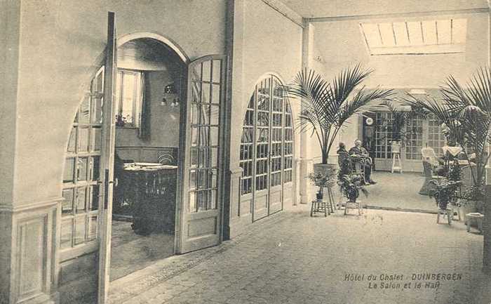 Duinbergen, Hôtel du Chalet, Le Salon et le Hall