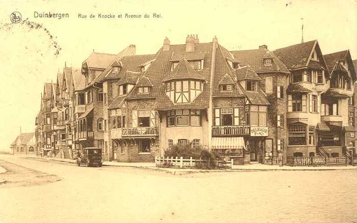 Duinbergen, Rue de Knocke et Avenue du Roi.