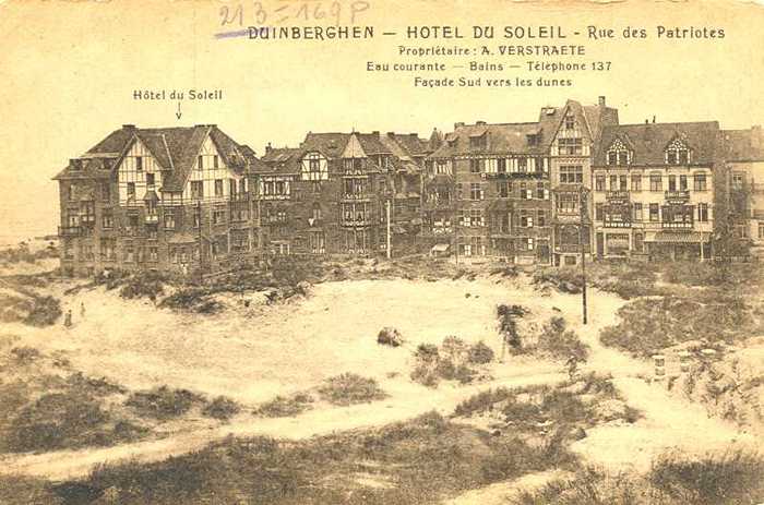 Duinberghen, Hotel du Soleil, Rue des Patriotes