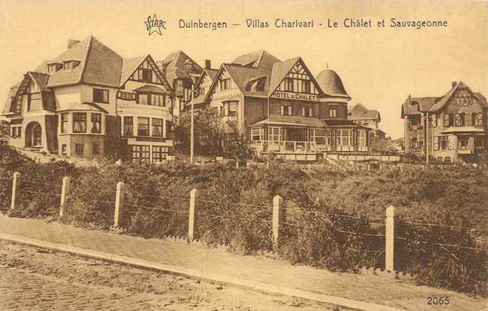 Duinbergen, Villas Charivari, Le Châlet et Sauvageonne