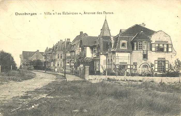Duinbergen, Villas Les Eclaircies, Avenue des Dunes