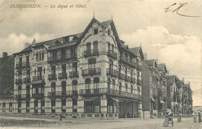 Duinbergen, La digue et Hôtel